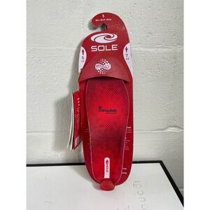 SOLE Thinsulate Insulation 3M‎ Moldable Red Insoles Arch Support Size 5 US/37 EU
